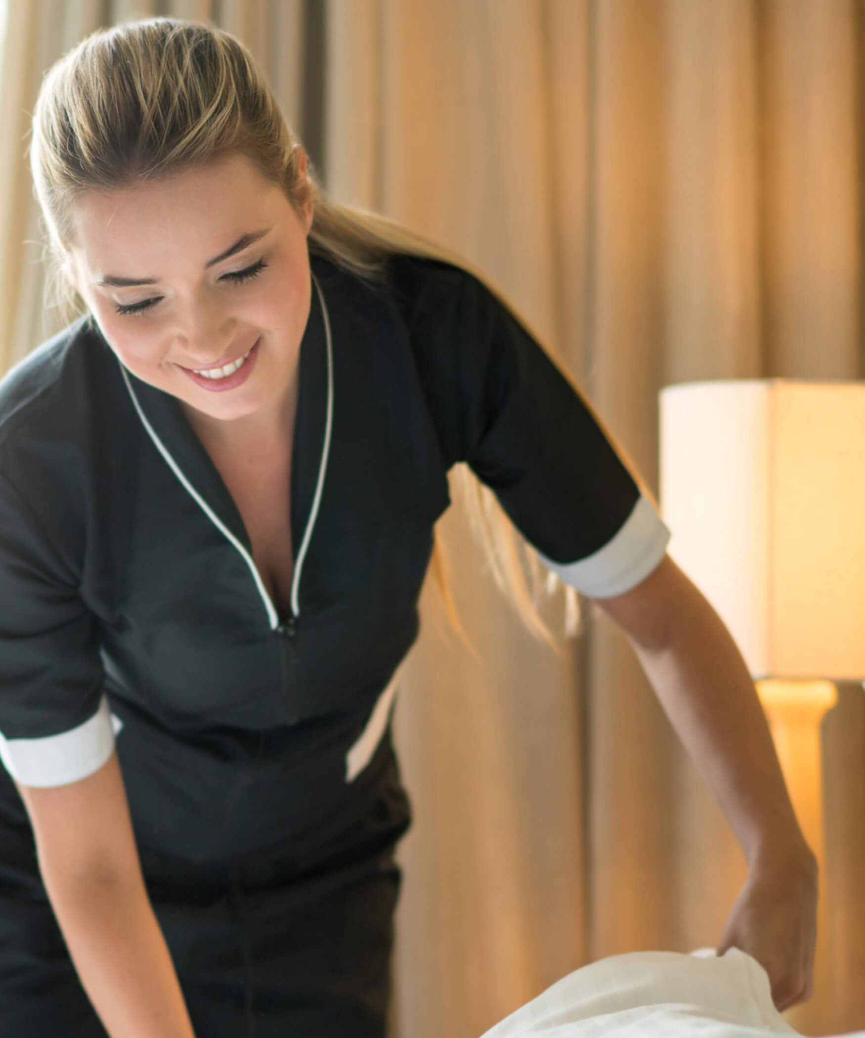 A housekeeper at work