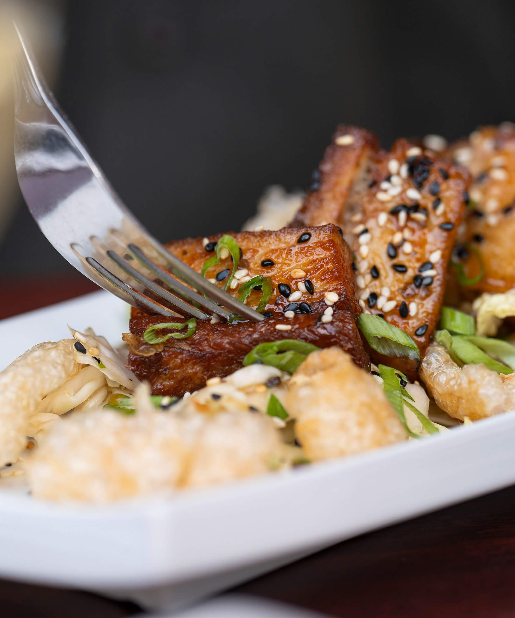 Main course in the steakhouse