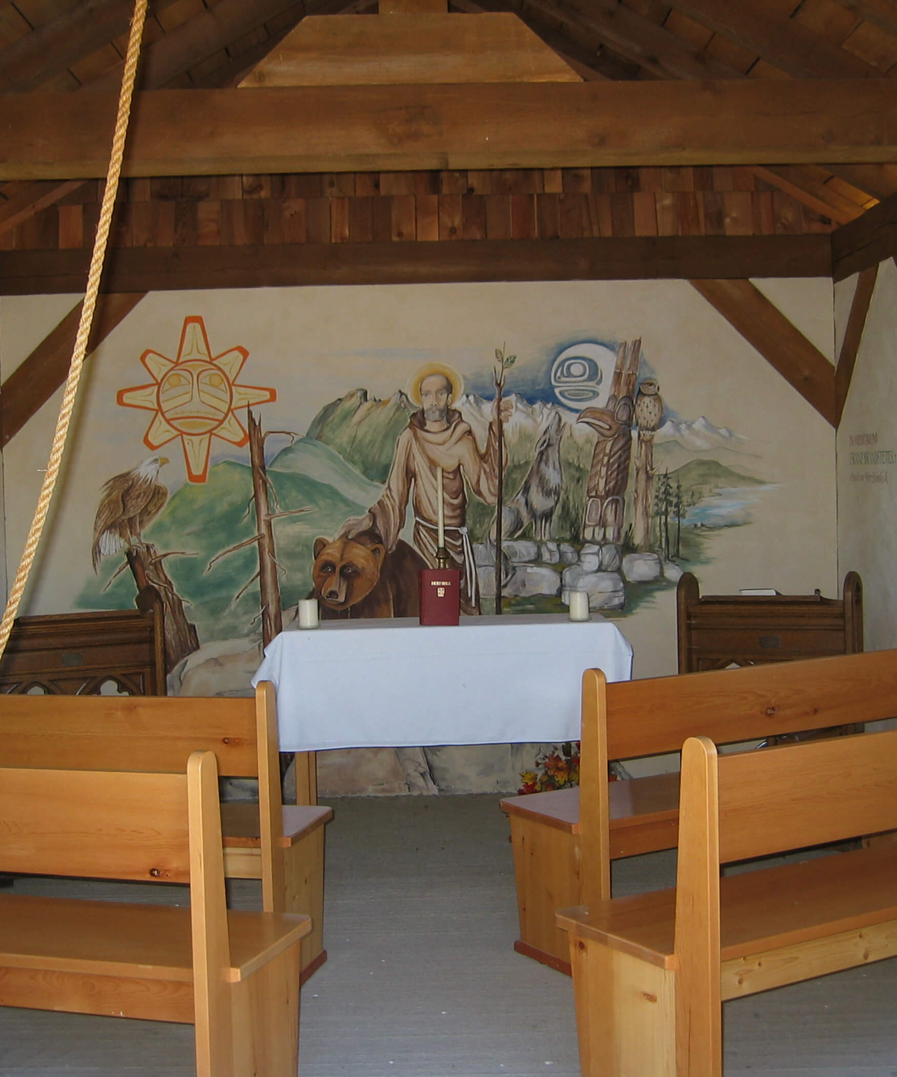 Mid Mountain Chapel from the inside