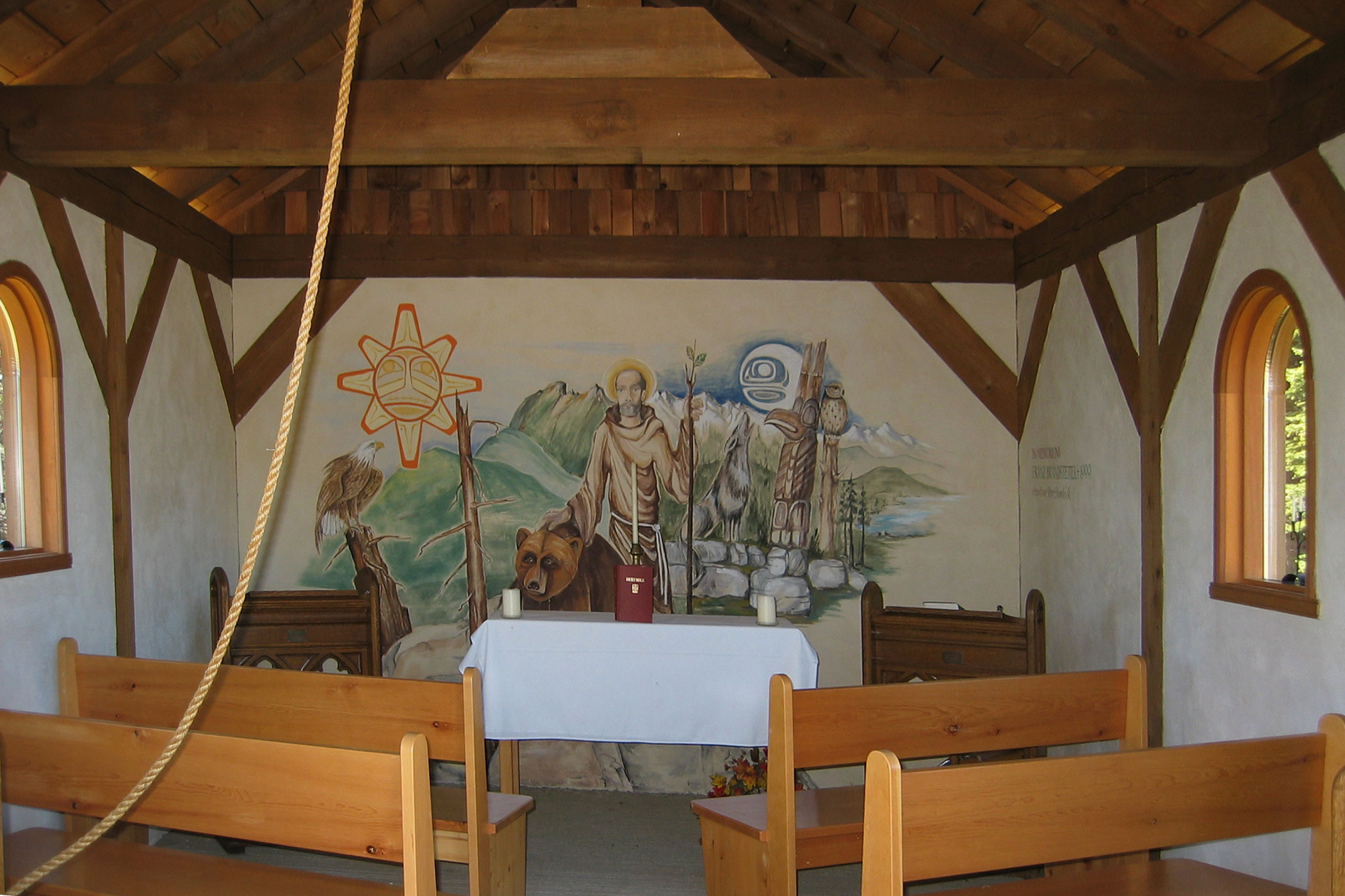 Mid Mountain Chapel from the inside